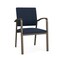 Lesro Newport Guest Chair Metal Frame, Bronze, RF Blueberry Upholstery NP1101 - alternate 1